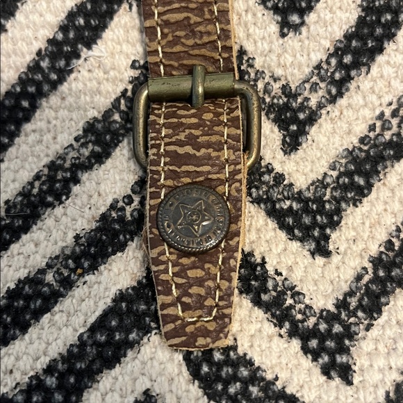 NWT Myra Appliqué Tote Bag Leather Details 100% Cotton Black White - Picture 2 of 11